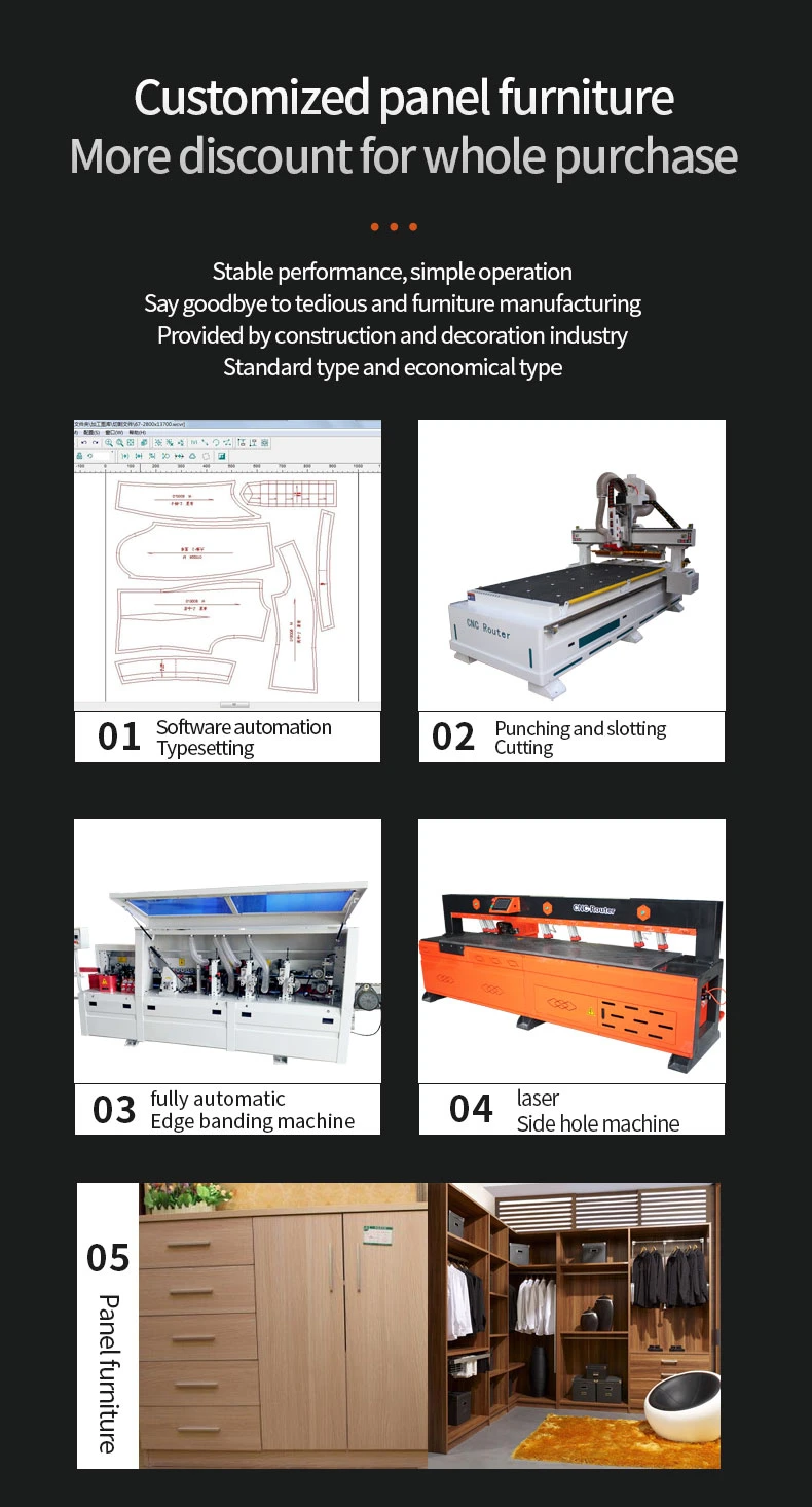 1530 Plastic/Acrylic/MDF/PVC/Metal/Furniture/Door Making Processing Cutting Sculpture Wood Carving CNC Router