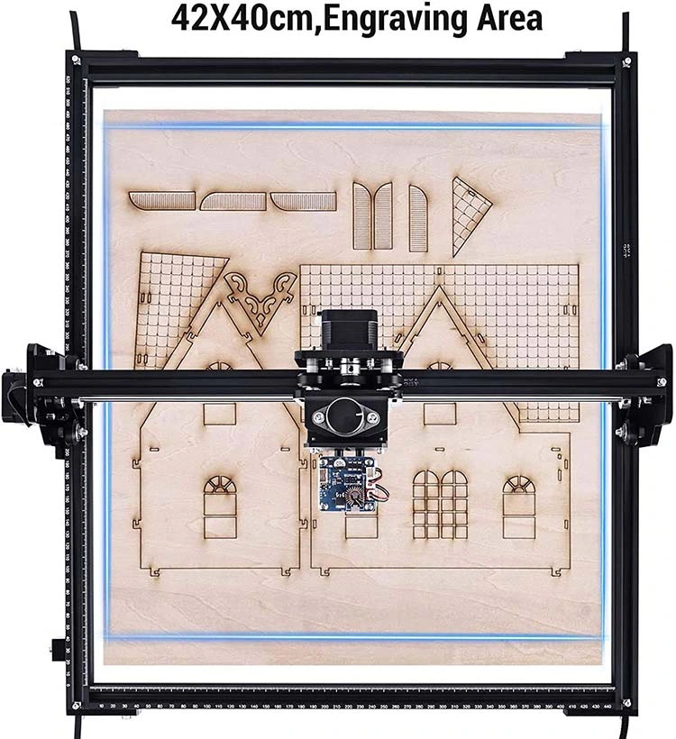 Mini 2 Axis CNC Router Small 4240 Laser Cutting Engraving Machine